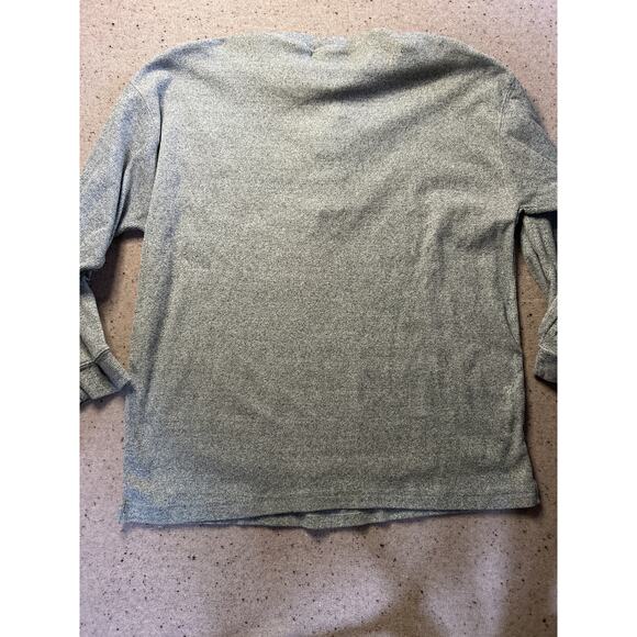 Bugle Boy Henley Men’s XL Gray Vintage Grunge Indi Granola Y2K - Picture 5 of 5